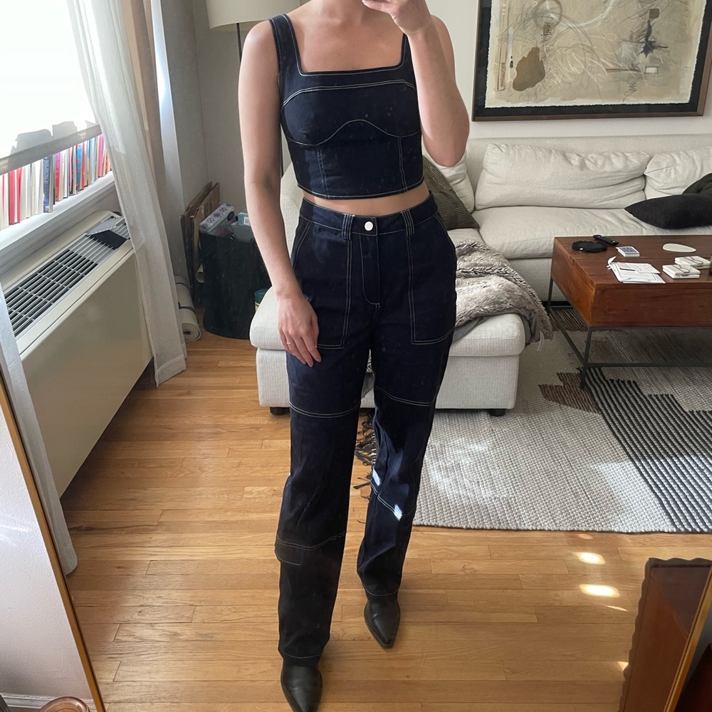 Remi X Revolve Corset Cargo Set size small
